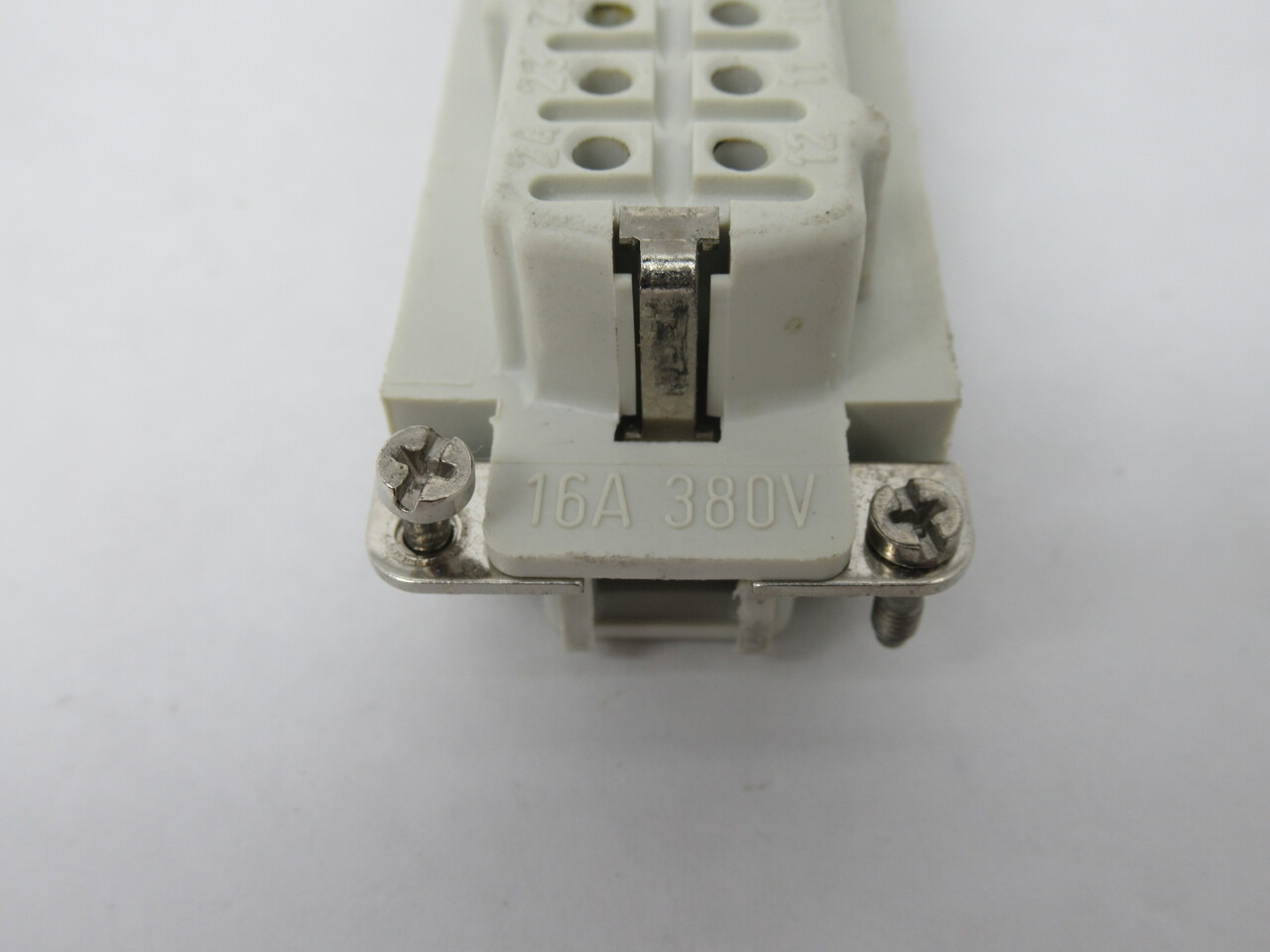 Thomas & Betts FS124B Female Connector Insert 16A 24-Pole + Ground USED