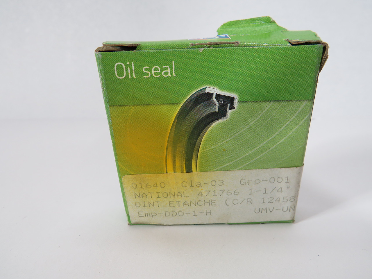 SKF 12458 Radial Oil Seal 2"OD 1.25"ID 0.25"W BOX DAMAGE NEW