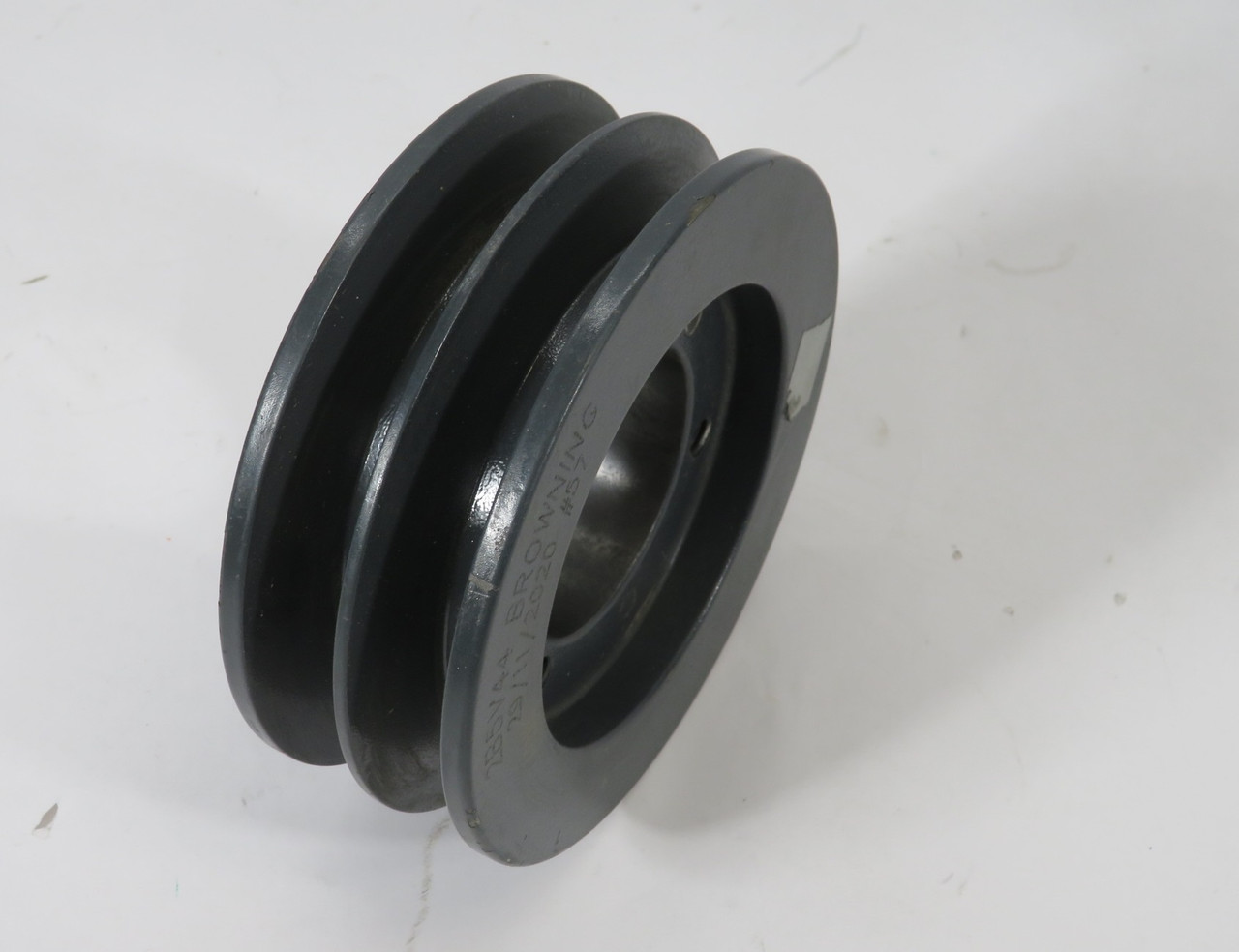 Browning 2B5V44 Sheave 1/2 to 1-3/4" P1 Bushing 2 Groove 4.68"OD 5V Belt USED