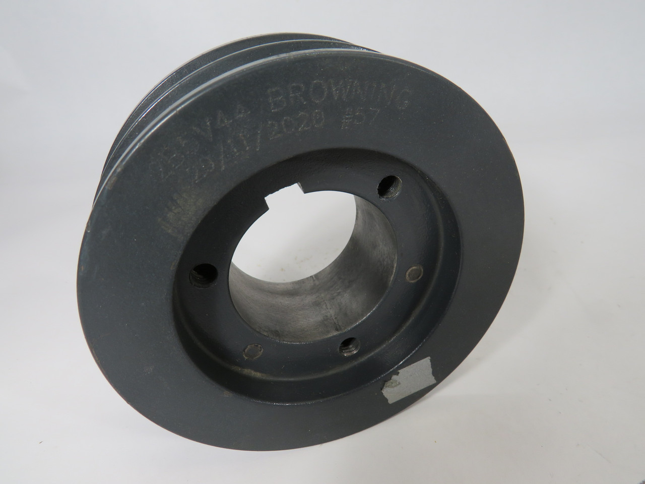 Browning 2B5V44 Sheave 1/2 to 1-3/4" P1 Bushing 2 Groove 4.68"OD 5V Belt USED
