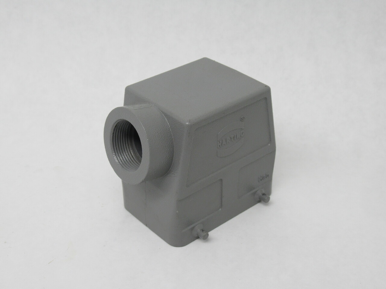 Harting 09200320520 Side Entry Connector Hood 4 Pegs 21PG Size 32A USED