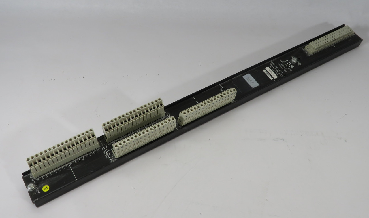 Moore 16195-1-DA Input Discrete Module Terminal Strip 115/230VAC USED
