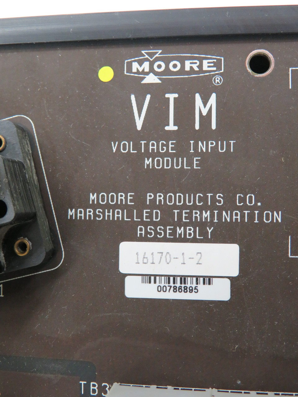 Moore 16170-1-2 Voltage Input Module Marshalled Termination USED