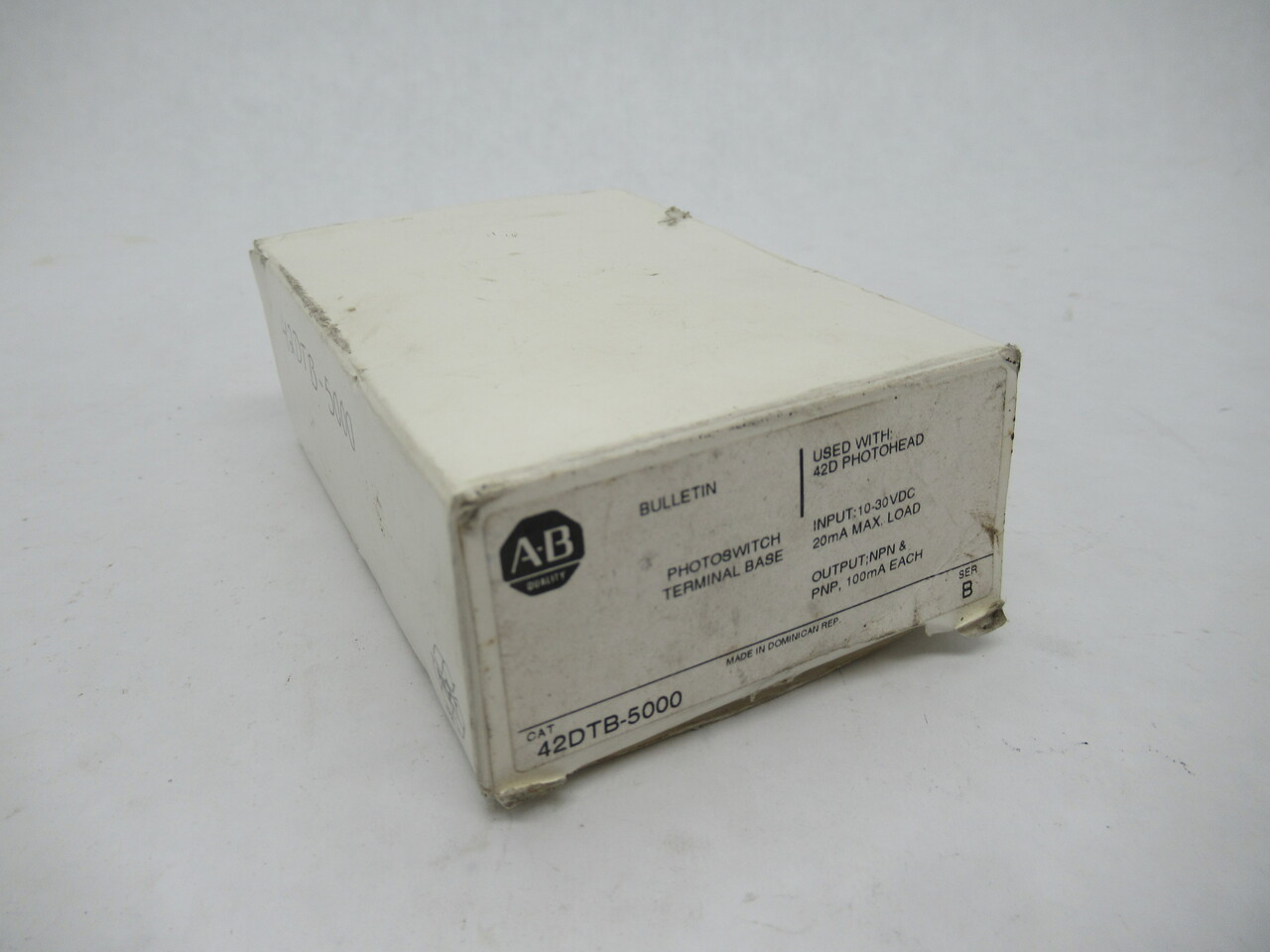 Allen-Bradley 42DTB-5000 Photoswitch Terminal Base 10-30VDC NEW