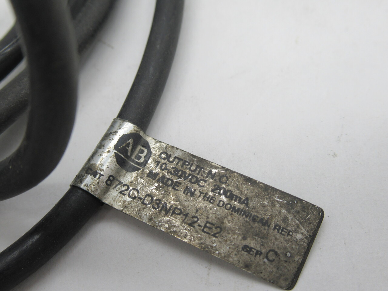 Allen-Bradley 872C-D3NP12-E2 Proximity Switch 10-30VDC 200mA USED