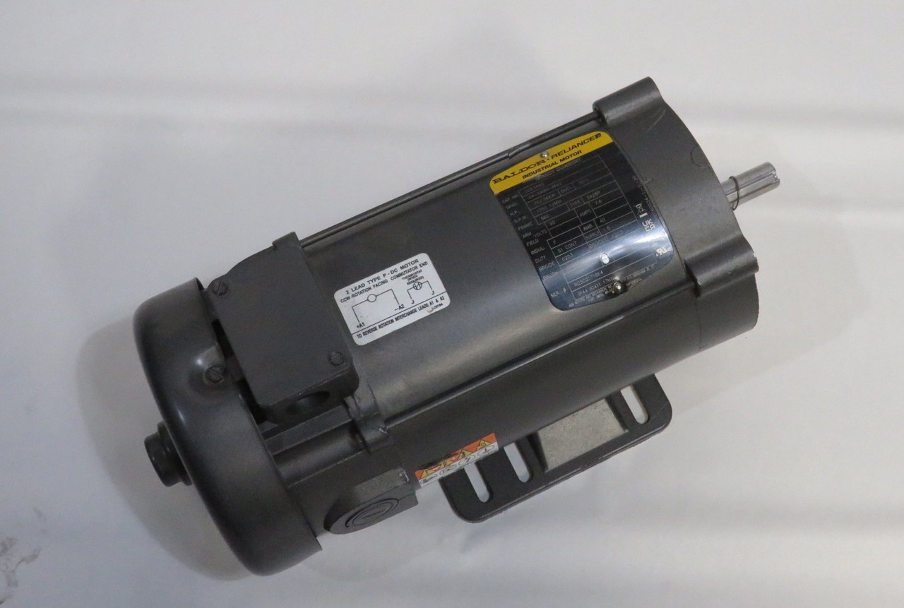 Baldor CDP3440 Motor .75HP .56kW 1750rpm 90V 56C TEFC 7.6A SHELF WEAR NOP