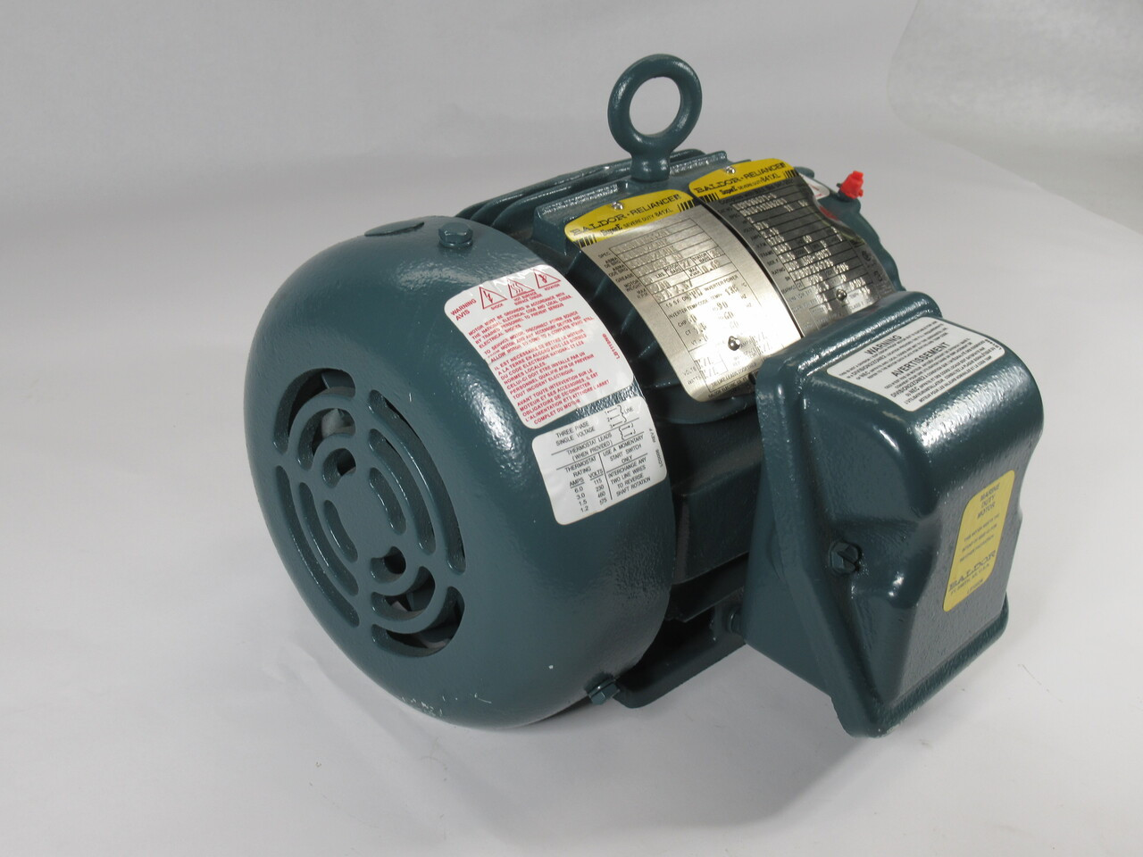 Baldor ECP83587T-5 2HP 1765RPM 575V 145T TE 3Ph 2.15A 60Hz SHELF WEAR NEW