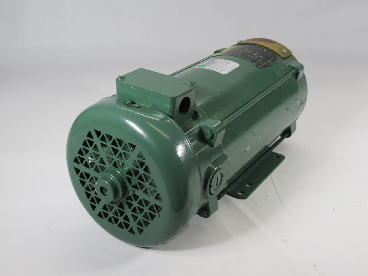 Baldor CDP3585 DC Motor 2HP 1750RPM 180VDC 145TC TEFC 9.6A SHELF WEAR/NO KEY RFB