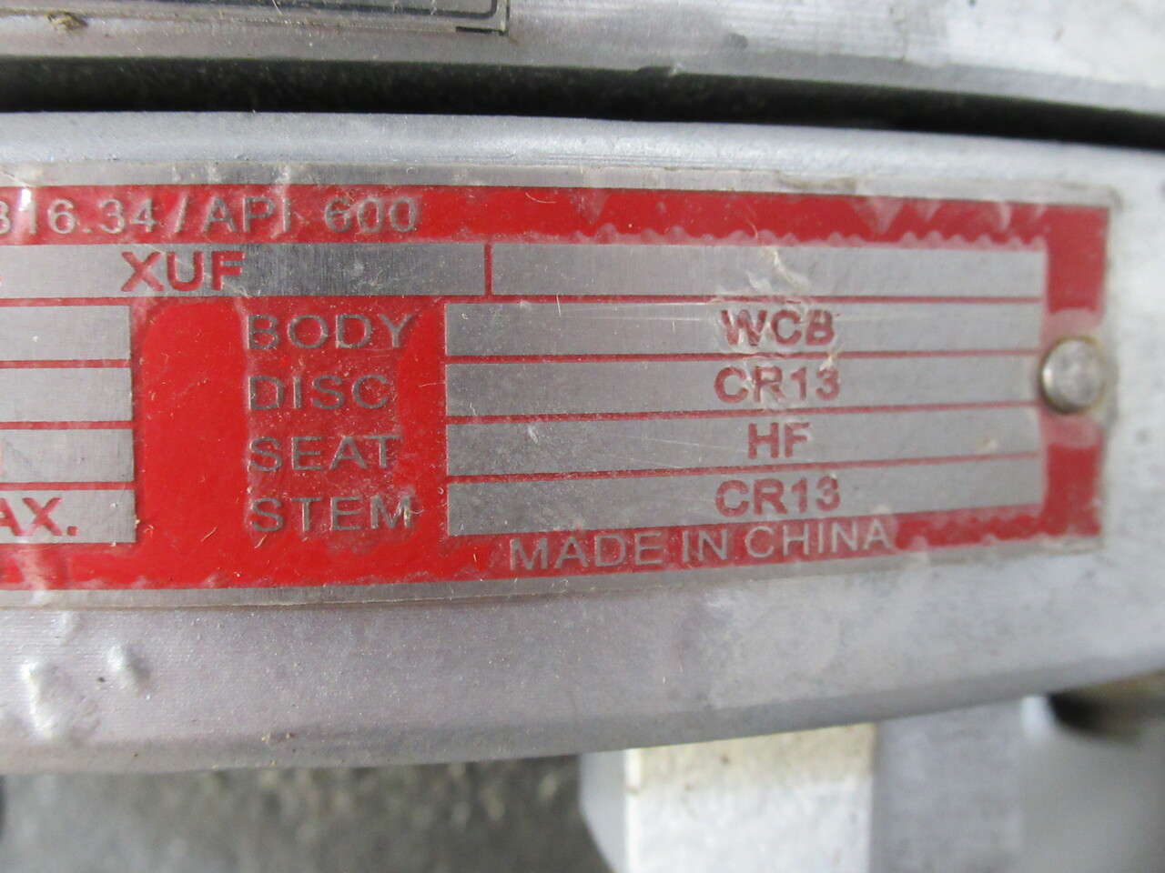 Crane L33XUF Gate Valve 2-1/2" 300 Class WCB Body CR13 Disc & Stem HF Seat USED