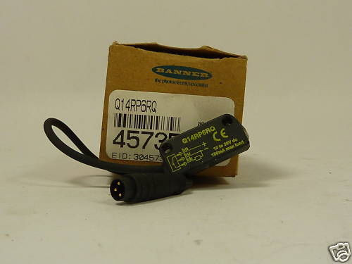 Banner Q14RP6RQ Photoelectric Optic Receiver 10-30VDC 150mA BOX DAMAGE NEW