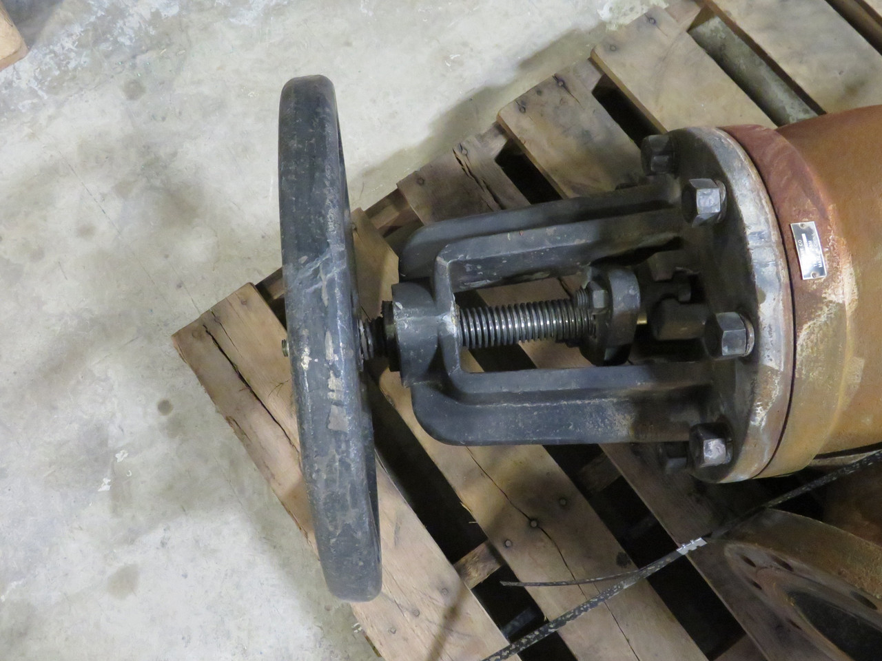 Crane 28E-8 Stop Check Valve 250 psi 8" Port Flow 48000/Hr. RUST USED