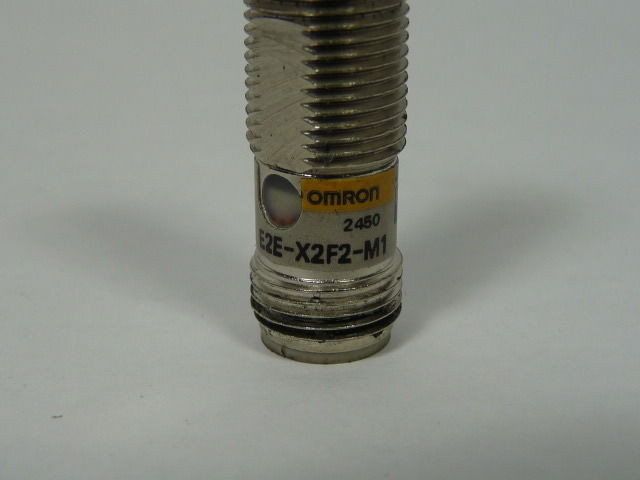 Omron E2E-X2F2-M1 Inductive Proximity Switch 12-24VDC 2mm Range PNP NC USED