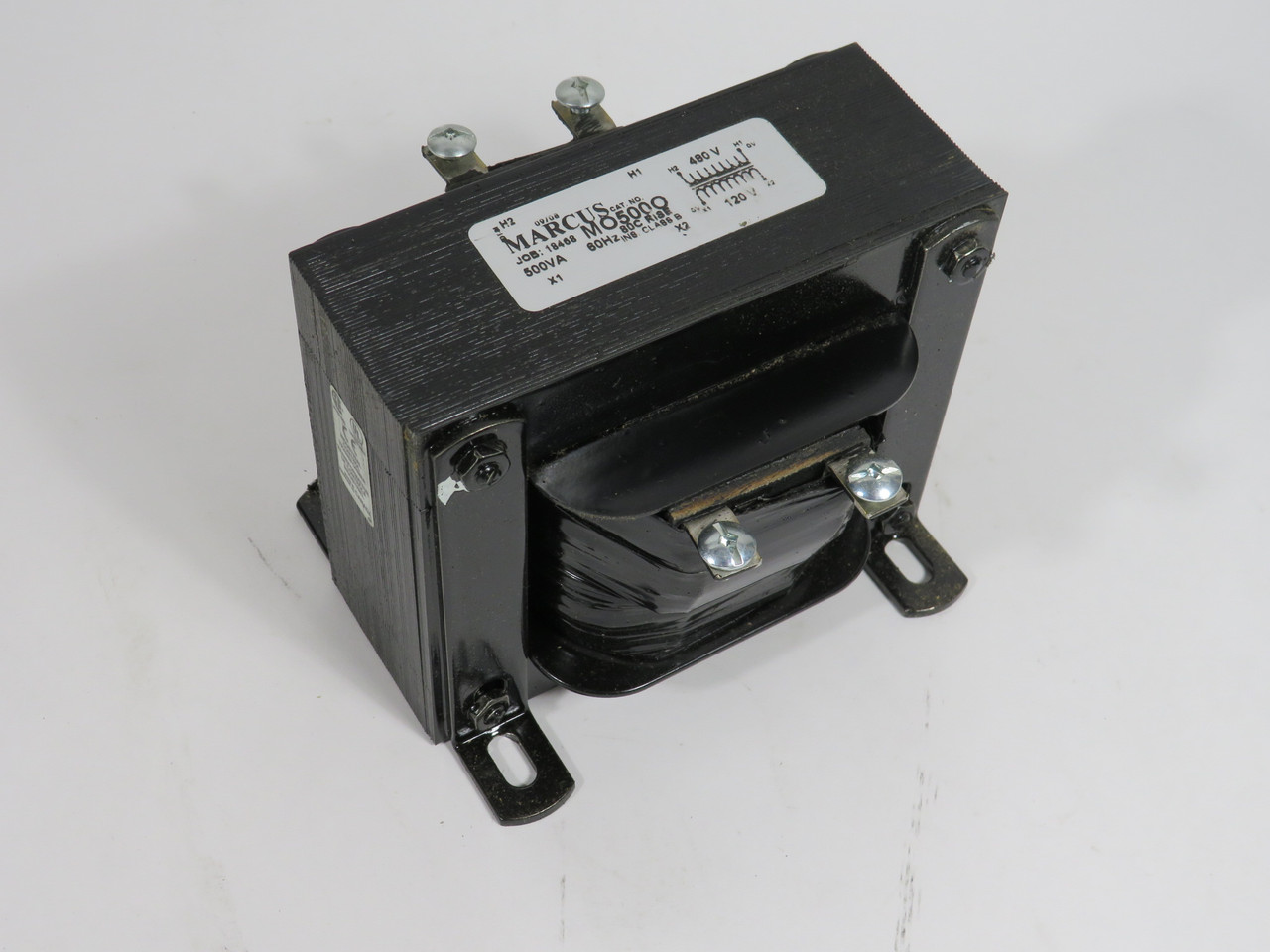 Marcus MO500O Control Transformer 500VA Pri.480V Sec.120V 60Hz 1Ph *DMG BOX* NEW