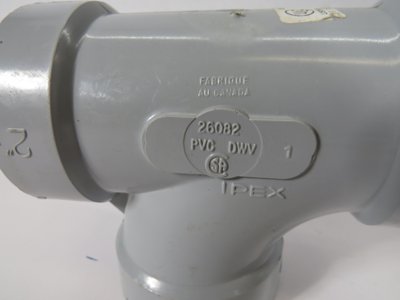 Ipex 026082 Grey PVC DWV Tee Fitting 2"OD SHELF WEAR NOP