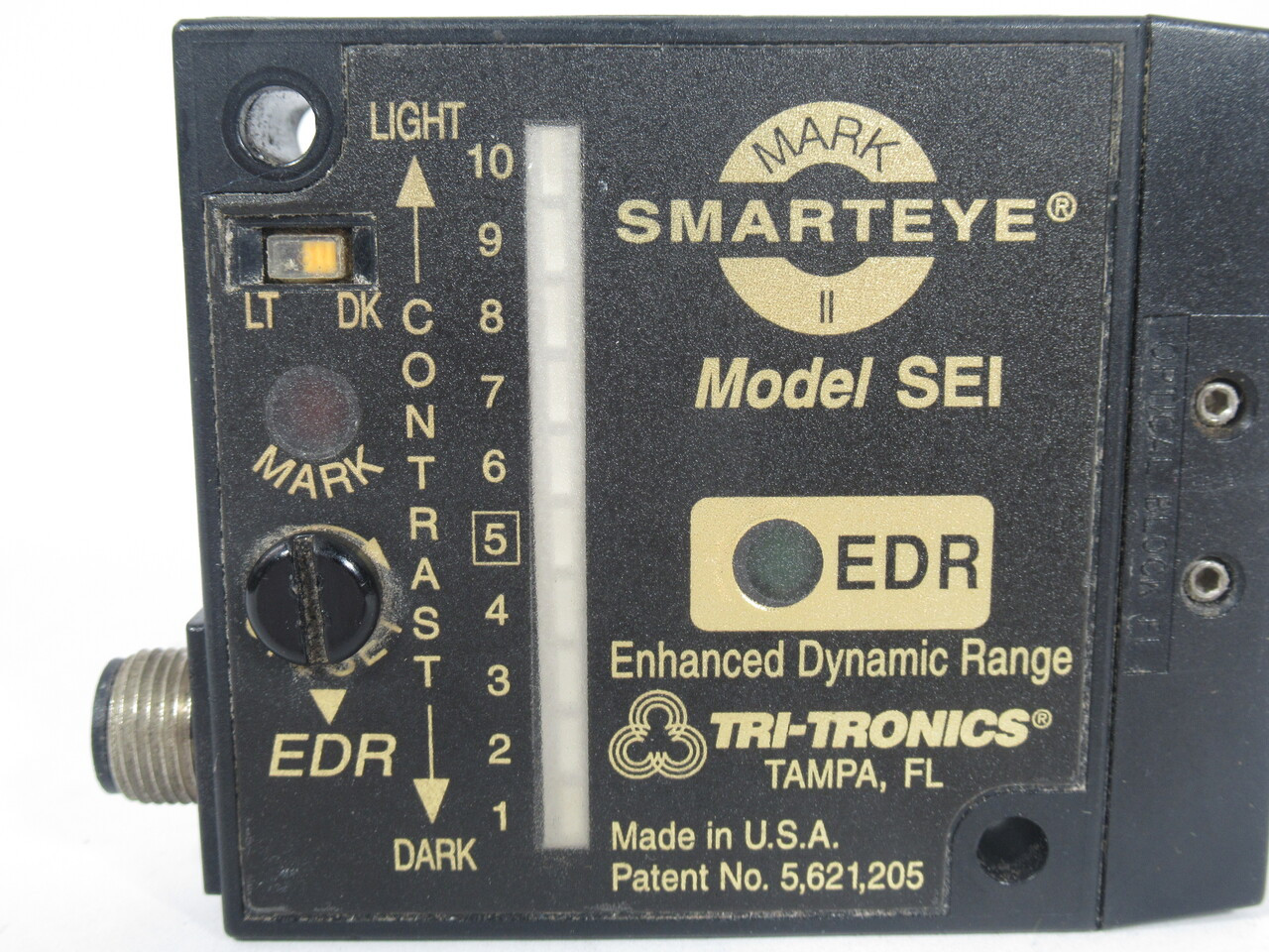 Tri-Tronics SEIF1 Mark II Smart Eye Photosensor Adj. Range 4W M12 12-24VDC USED