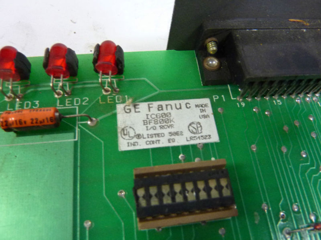 GE Fanuc IC600-BF800K Local I/O Receiver Board USED