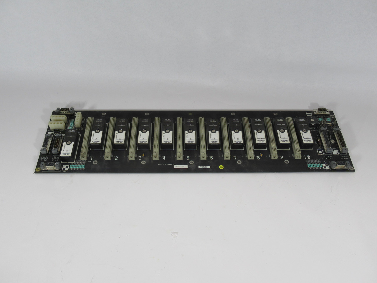 Moore 16066-41-2 Ten-Slot Chassis Board USED