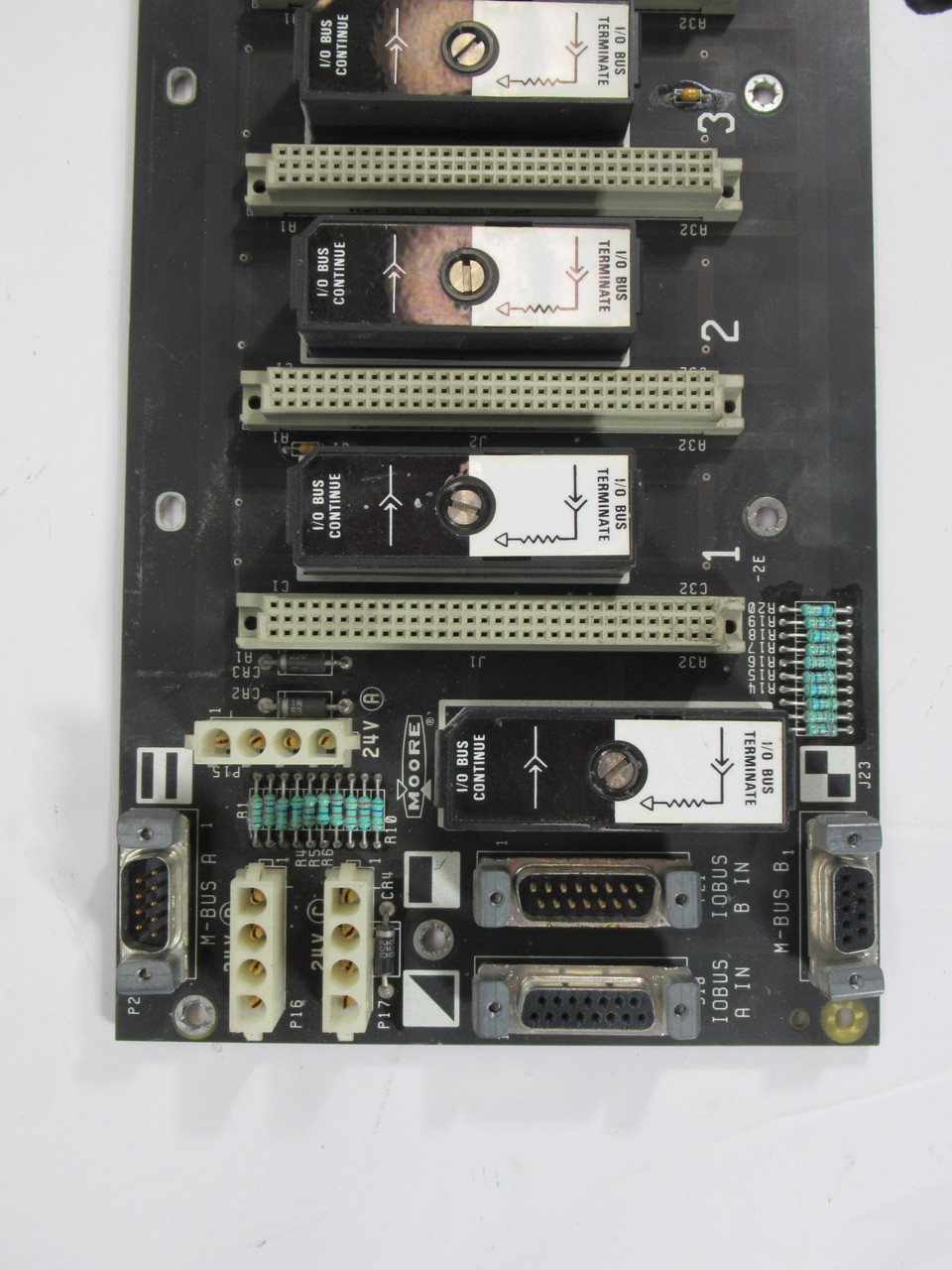 Moore 16066-41-2 Ten-Slot Chassis Board USED