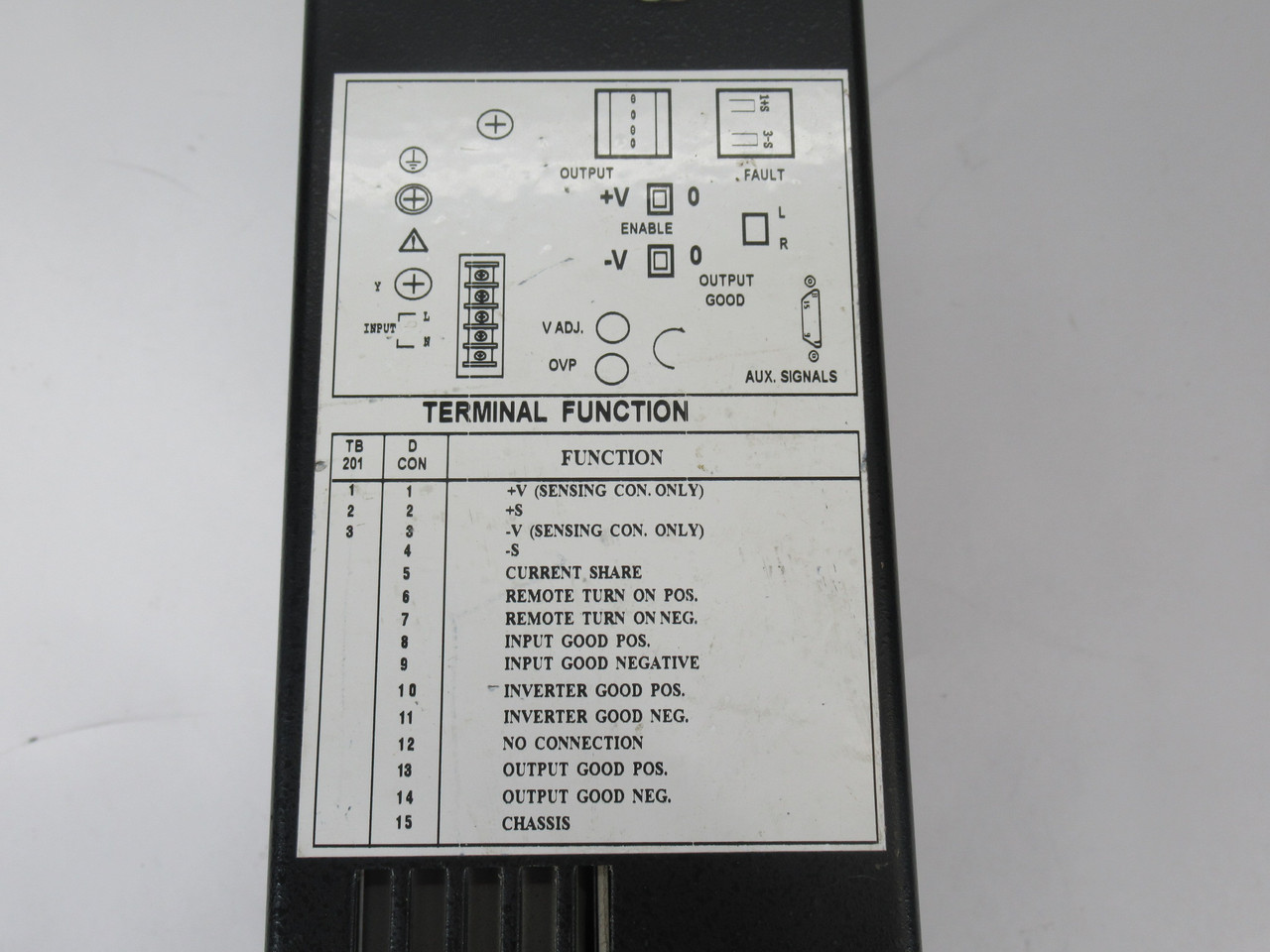 Lambda LZS-250-3 Power Supply 18-29.4VDC Output 115/230V 5A 47-63Hz Input USED