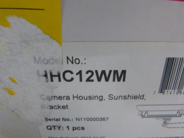 Honeywell Video HHC12WM In/Outdoor Sun Shield Camera Housing w/ Wall Mnt NEW