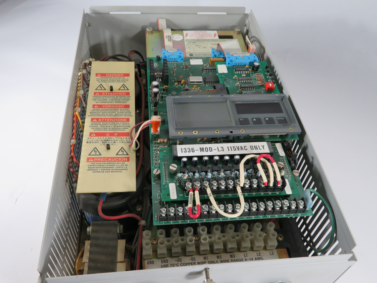 Allen-Bradley 1336-C005-EAD Series A Adjustable Frequency Drive 5HP 6.7A USED