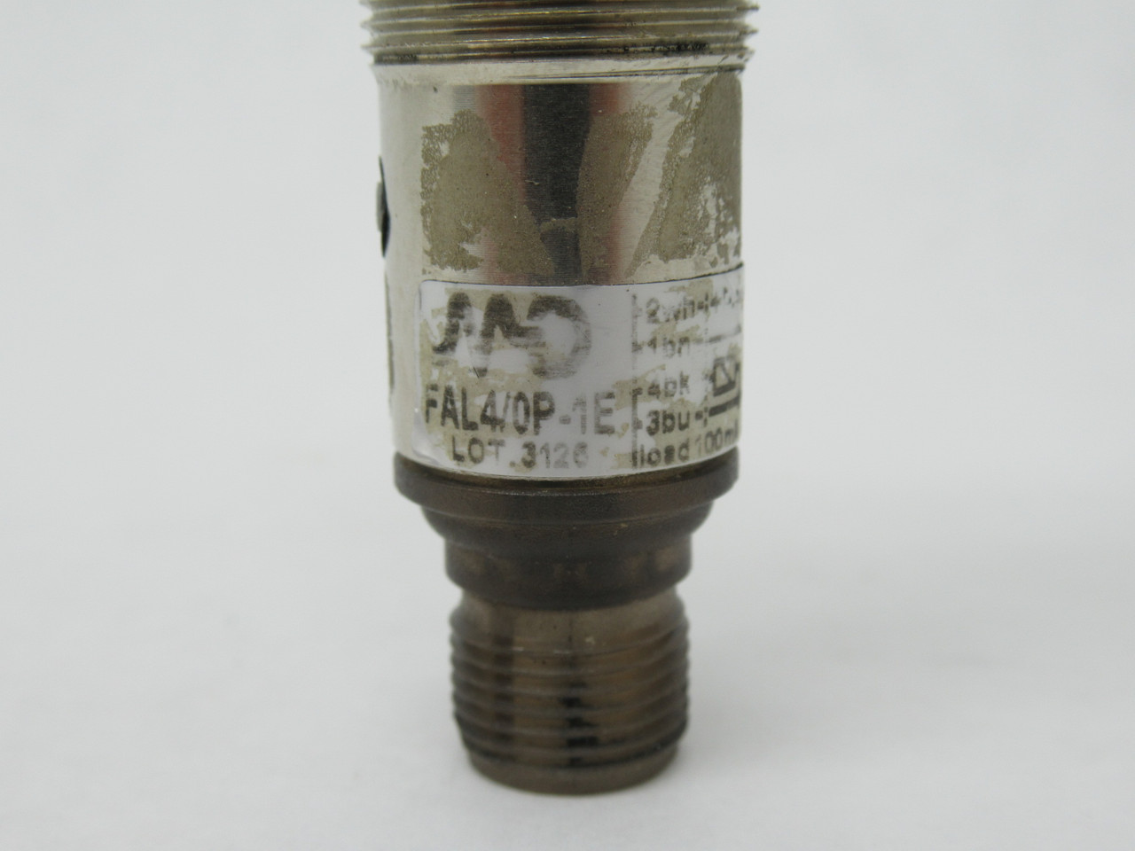 Micro Detectors FAL4/0P-1E Diffuse Reflective Sensor 10-30VDC 100mA PNP USED