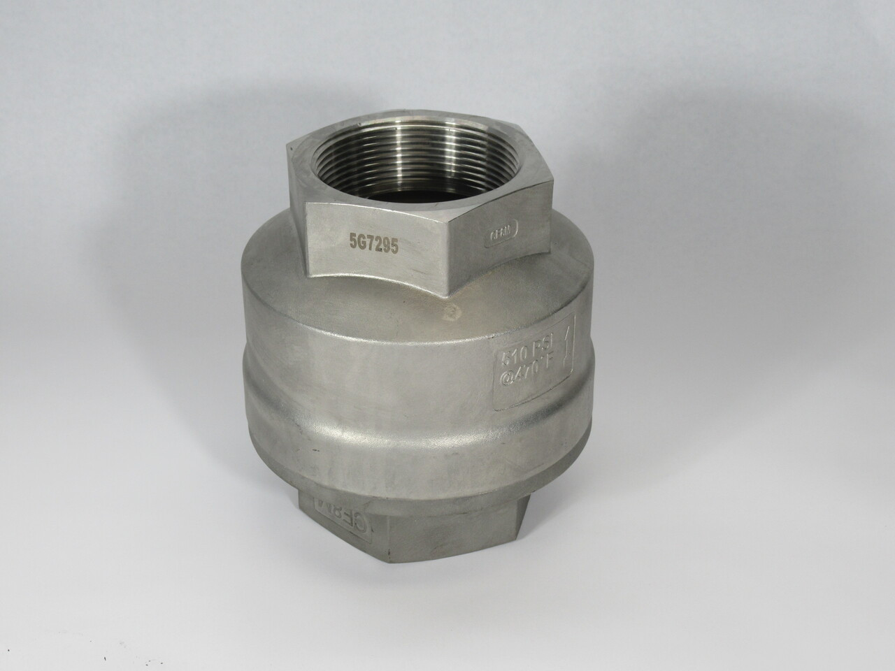 DFT 835K7B4A5 Inline Check Valve 3" NPT 750 CWP/500 WSP 510 psi SHELF WEAR NOP
