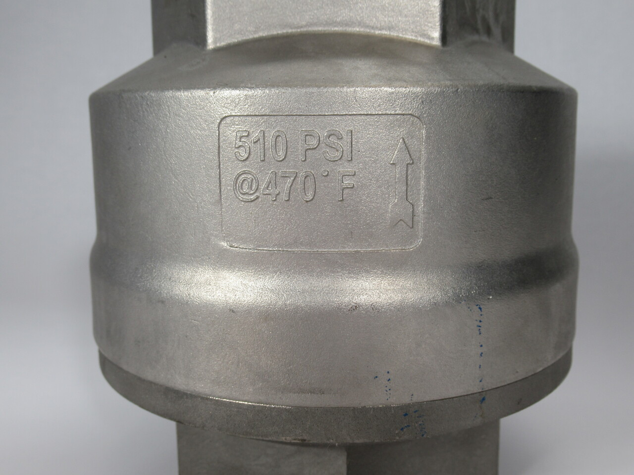 DFT 835K7B4A5 Inline Check Valve 3" NPT 750 CWP/500 WSP 510 psi SHELF WEAR NOP