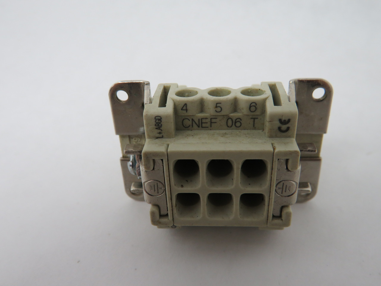 Ilme CNEF-06T Female Rectangular Insert 6P+E Size 44.27 NO MOUNTING SCREWS USED