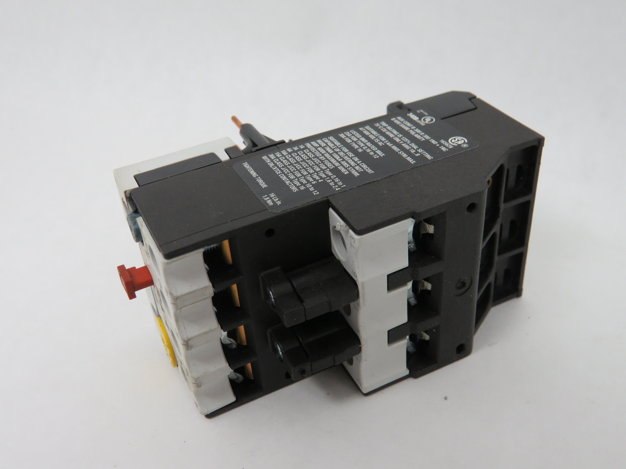 Eaton XTOB006BC1 ZB12-6  Overload Relay 4-6A 1NO 1NC USED