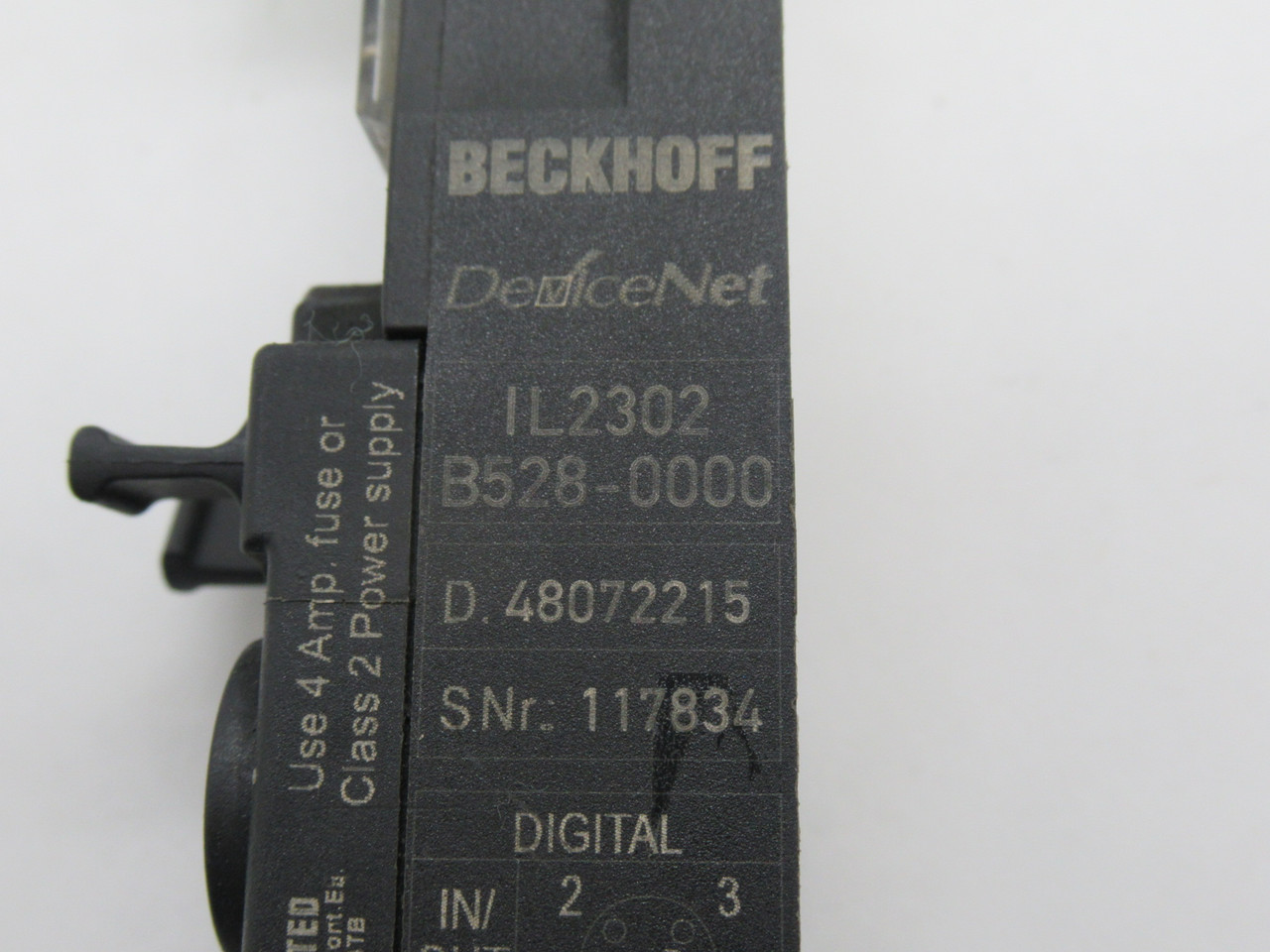 Beckhoff IL2302 B528-0000 Coupler Box 4-Channel Digital In + Out 24VDC 0.5A NOP