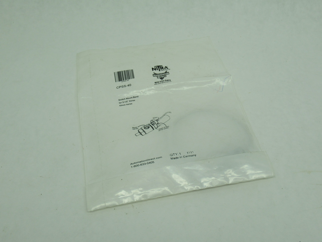 NITRA CPSS-40 Switch Mounting Band for 2-1/2" / 63mm Bore NWB