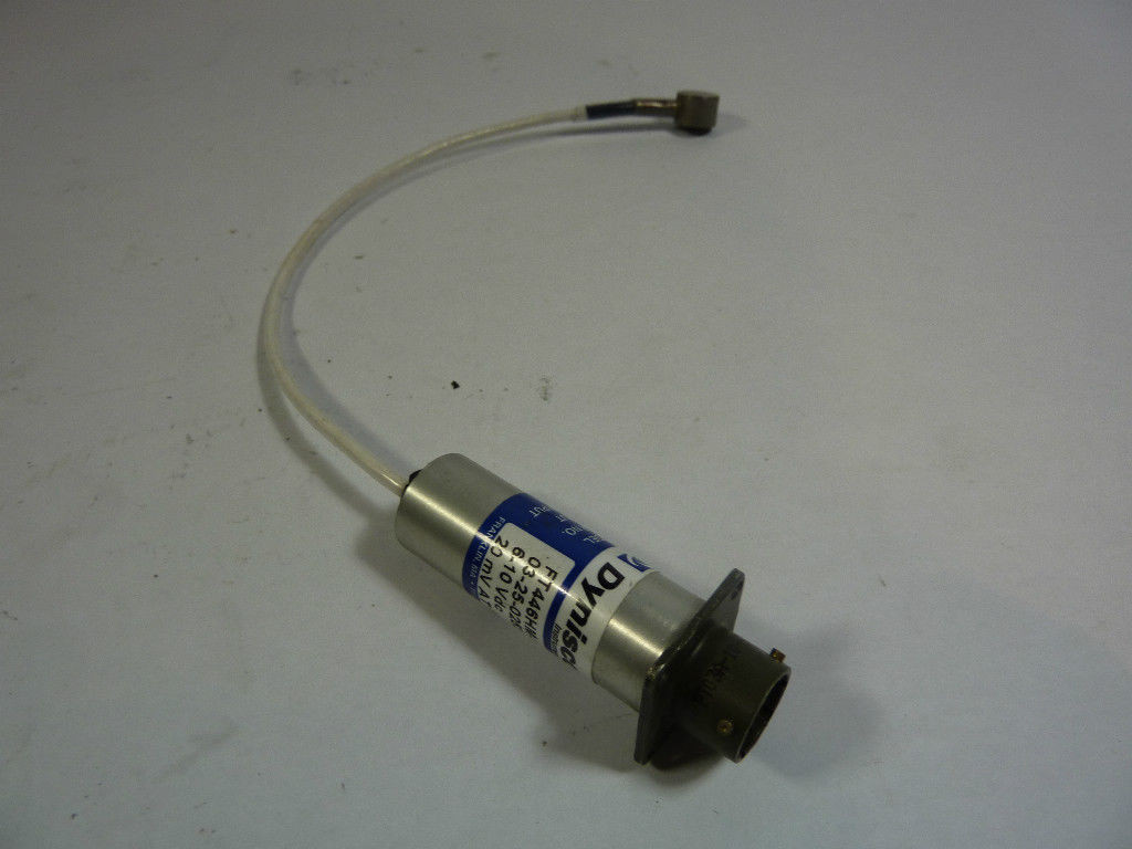 Dynisco FT446HM-1M-9 Pressure Transducer 6-10VDC 20 mV @ 1000 lbs USED