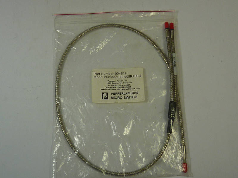 Pepperl+Fuchs FE-BNSRA5S-3 Fiber Optic Cable 3' L NWB