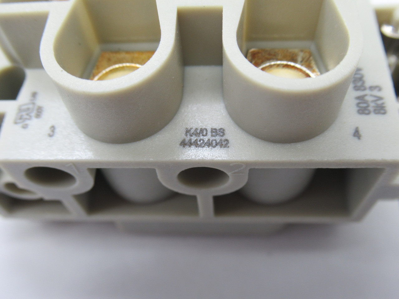EPIC 44424042 Female Insert 4/0 4-Pole+PE 80A 830V NOP
