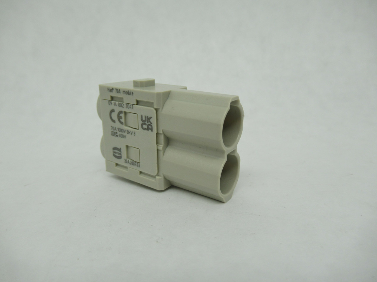 Harting 09140023041 Male Crimp Module 70A 1000V 2-Position NOP
