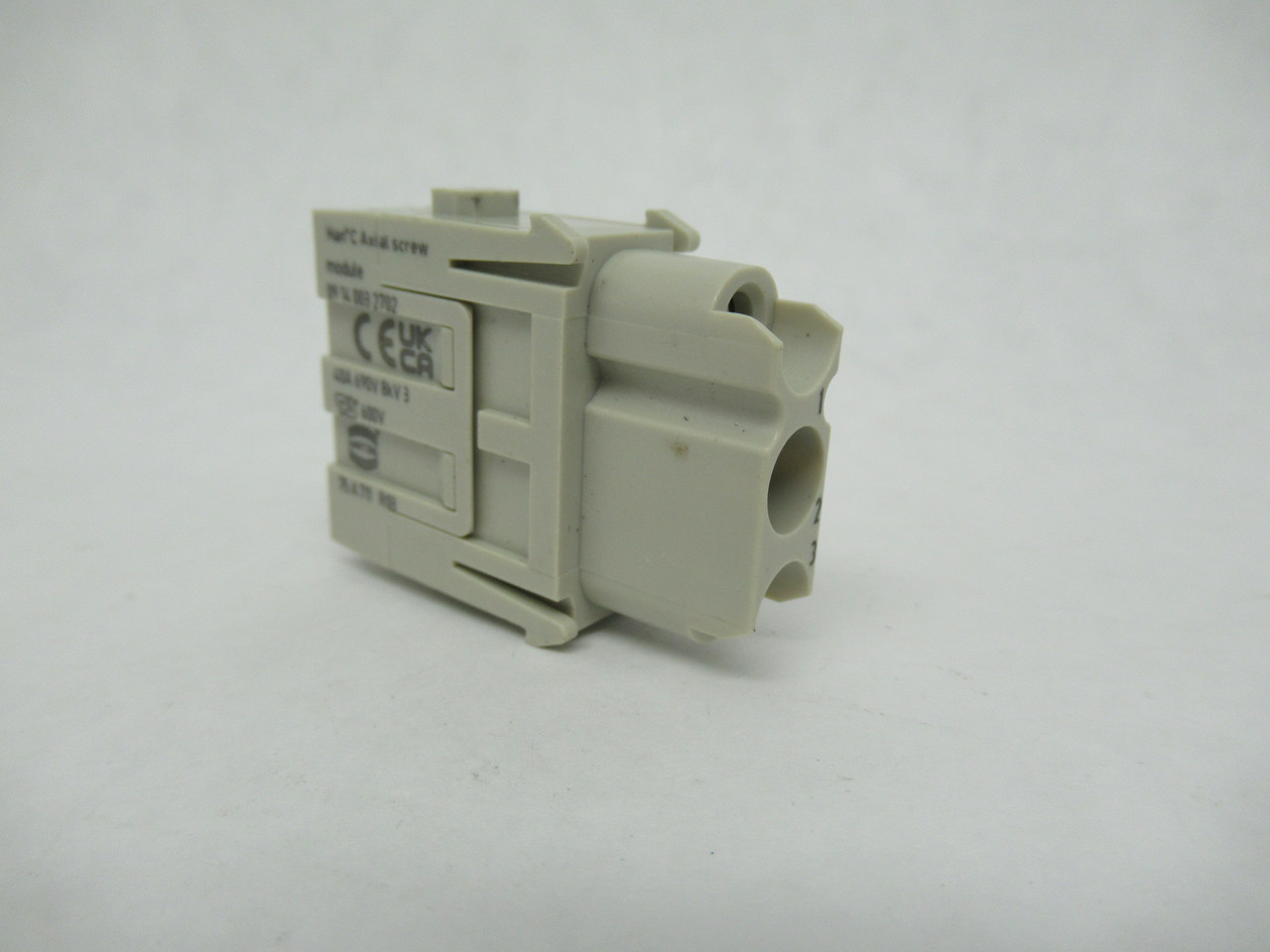 Harting 09140032702 Female Axial Module 40A 690V 3-Position 6-10mm NOP