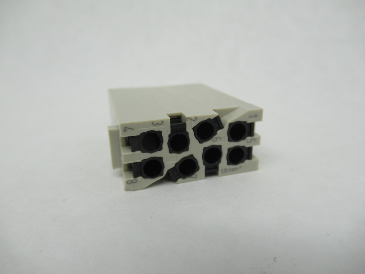 Harting 09140082634 Male Quick Lock Module 16A 400V 8-Position 1.5mm NOP