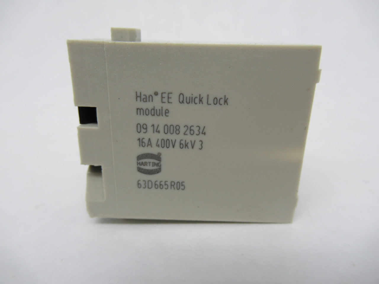 Harting 09140082634 Male Quick Lock Module 16A 400V 8-Position 1.5mm NOP