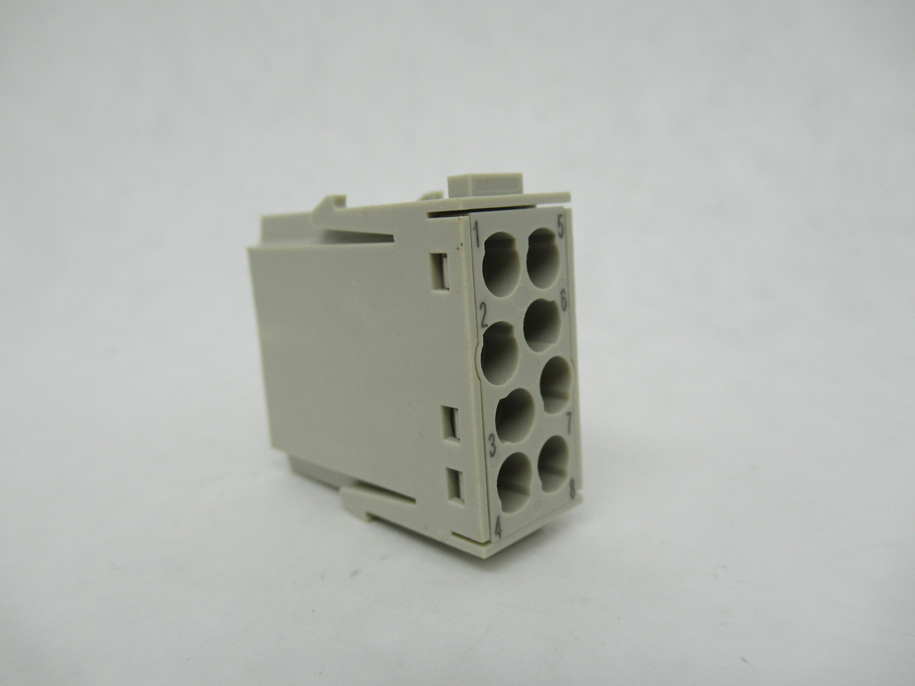 Harting 09140083001 Male Crimp Module 16A 400V 8-Position NOP