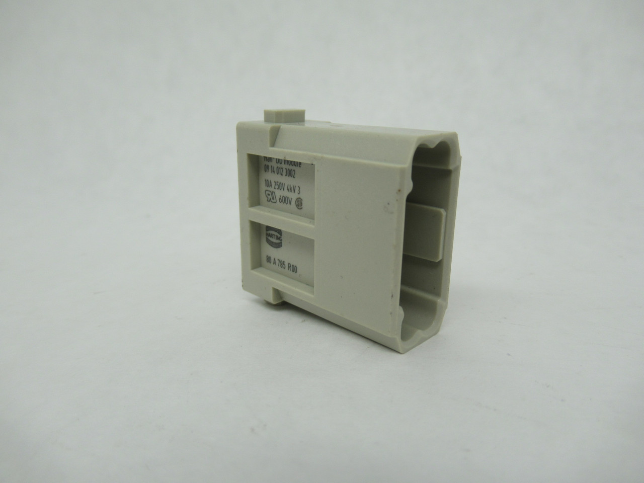 Harting 09140123002 Male Crimp Module 10A 250V 12-Position NOP