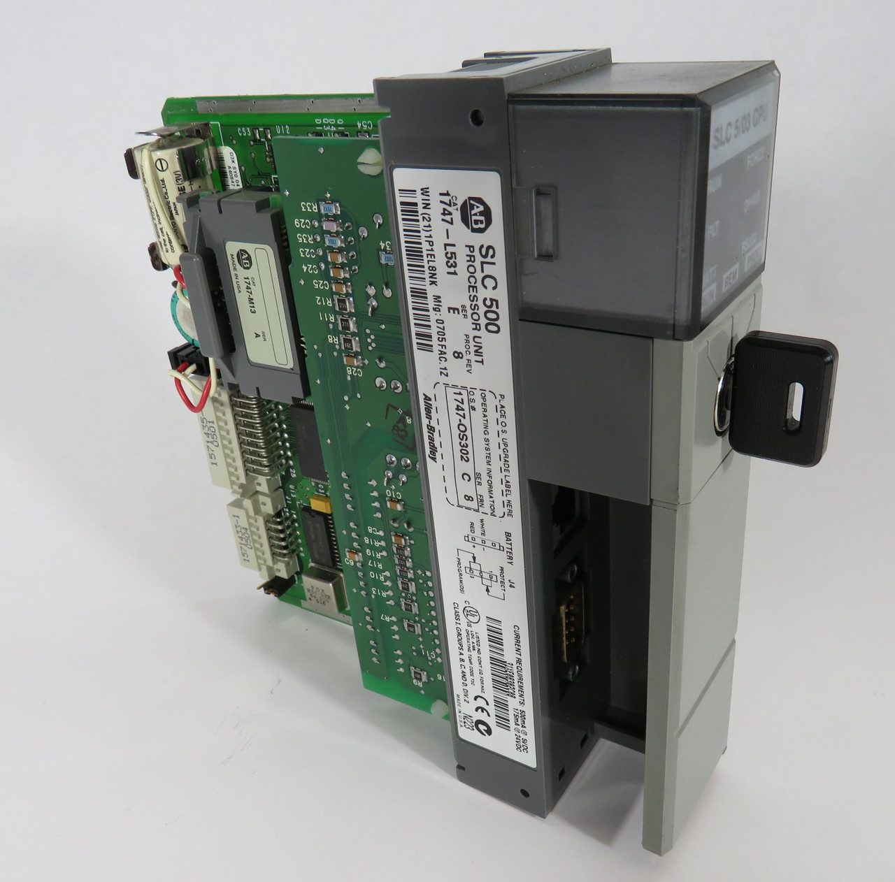Allen-Bradley 1747-L531 Series E Processor Unit BROKEN MOUNT CLIP USED