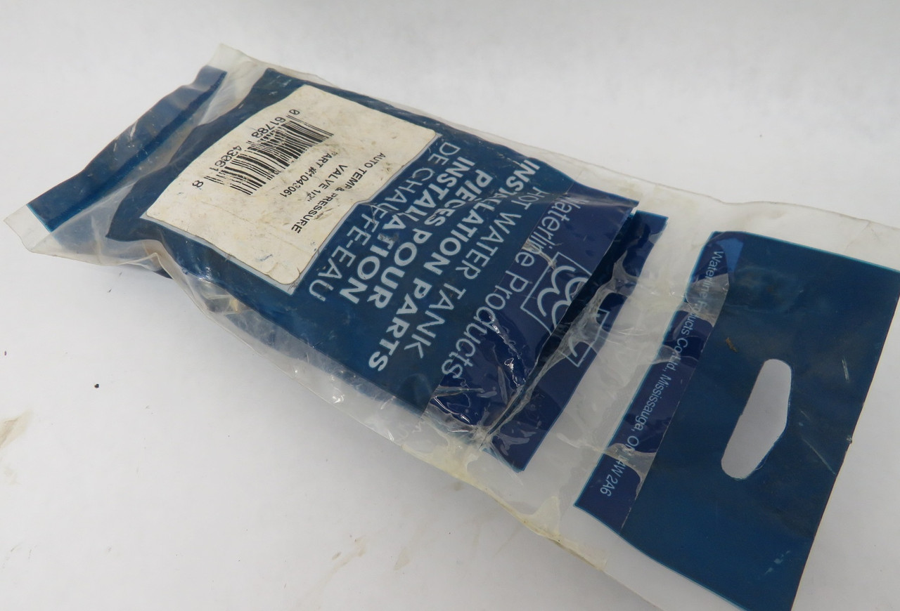 Waterline Products 1043061 Temperature Pressure Relief Valve 1/2” OPEN BAG NWB