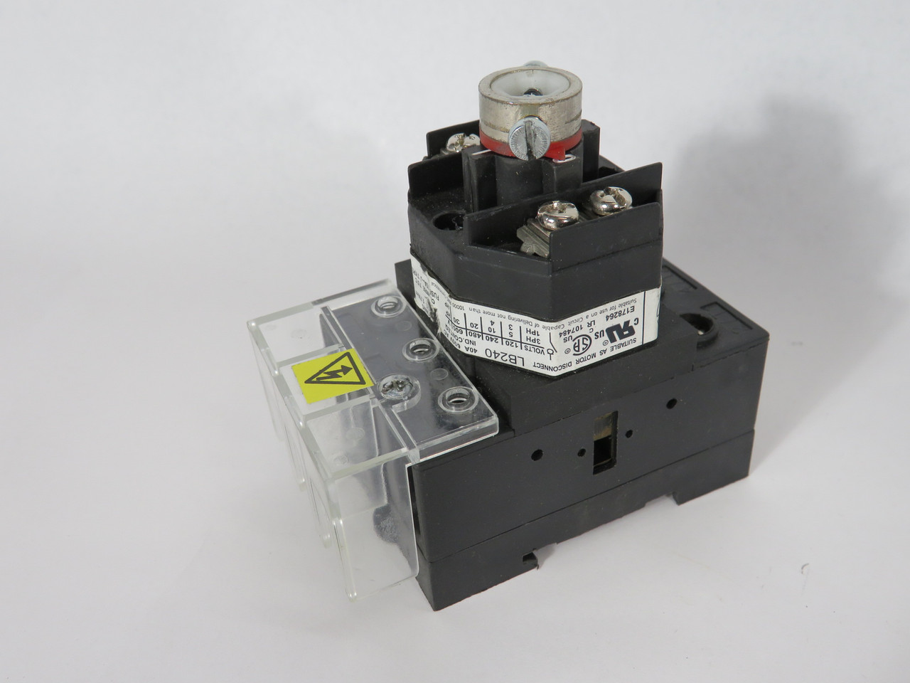 Crompton Greaves LB24031309 Disconnect Switch 40A 600V 3P TORN LABEL USED