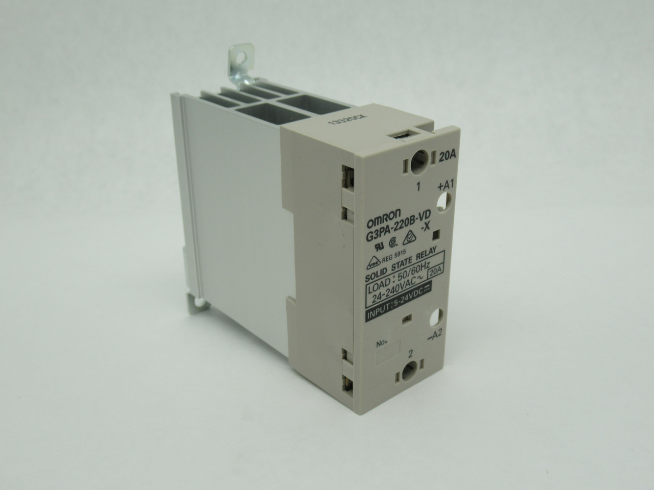 Omron G3PA-220B-VD-X Solid State Relay 5-24VDC 20A@24-240VAC 50/60Hz NEW