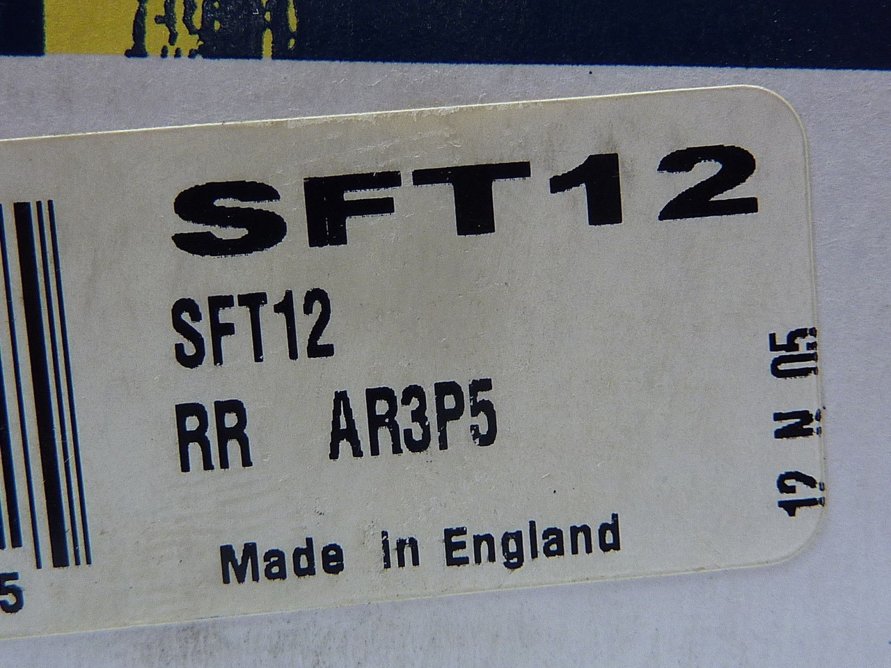 RHP SFT-12 Oval Flange Bearing Unit 2-Bolt 12mm Bore Cast Iron NEW