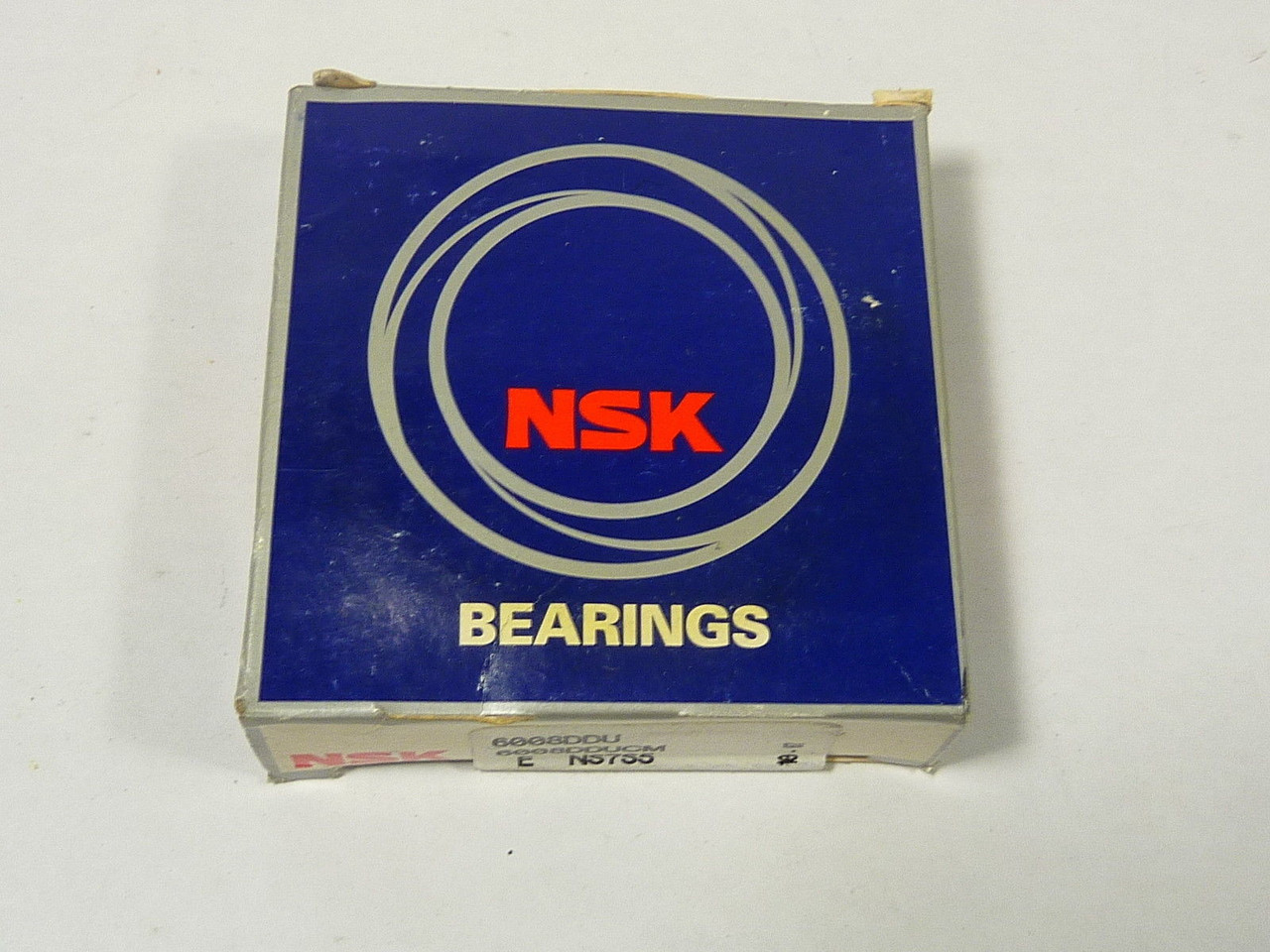 NSK 6008DDU Ball Bearing Deep Groove Single Row 68mmOD 40mmID 15mmW NEW