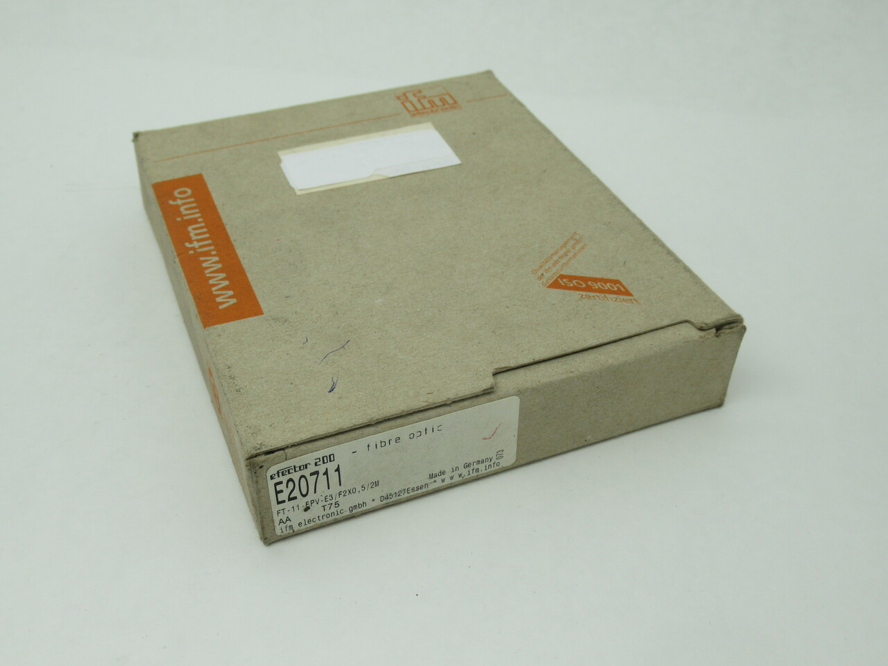 IFM E20711 Fiber Optic Diffuse Reflection Sensor 2x0.5mm Core 2m Length NEW