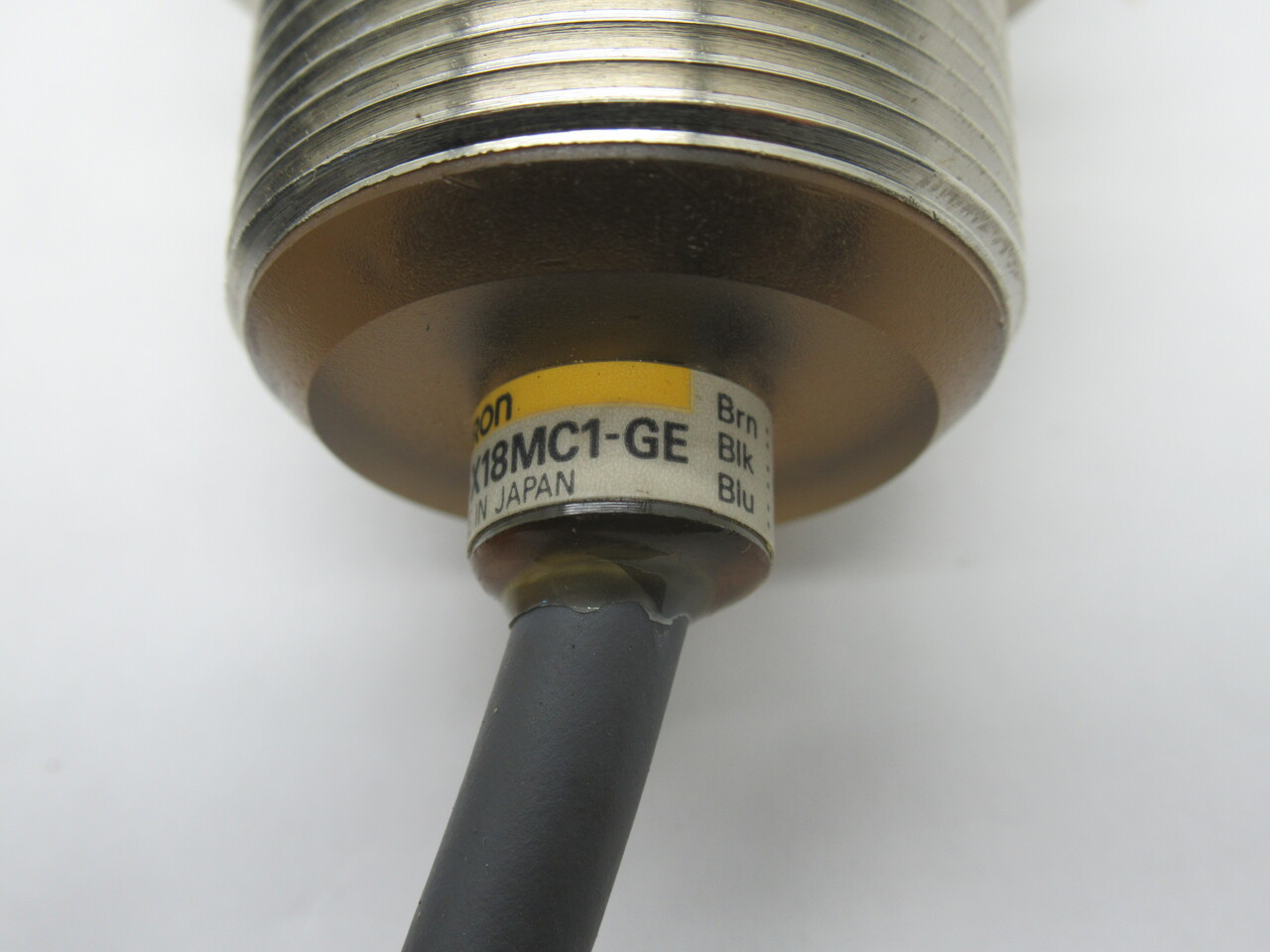 Omron TL-X18MC1-GE Proximity Switch 12-24VDC NPN NO 18mm Distance SHELF WEAR NOP