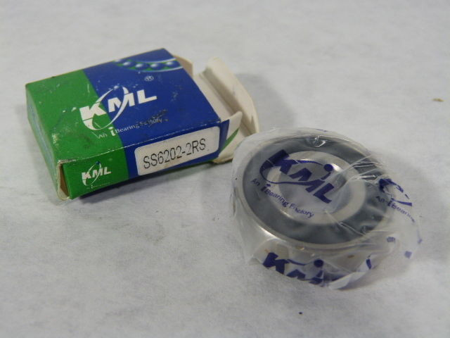 KML SS6202-2RS Radial Bearing 35mmOD 15mmID 11mmW BOX DAMAGE NEW
